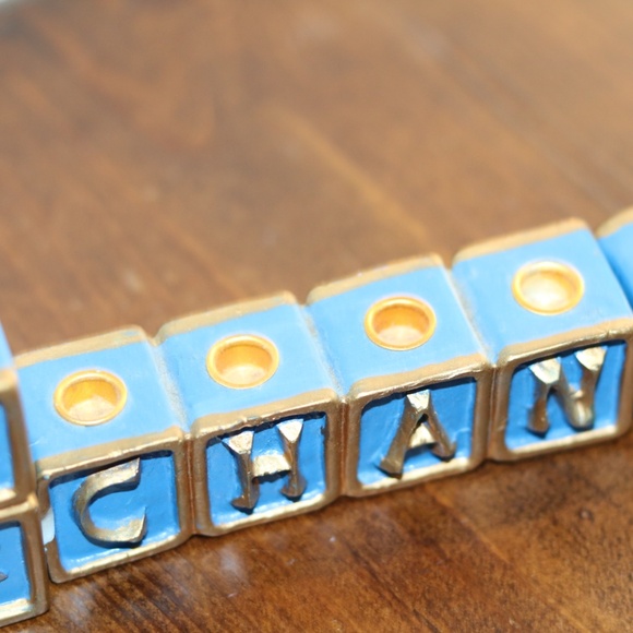 Vintage Handcrafted Menorah - Picture 2 of 4